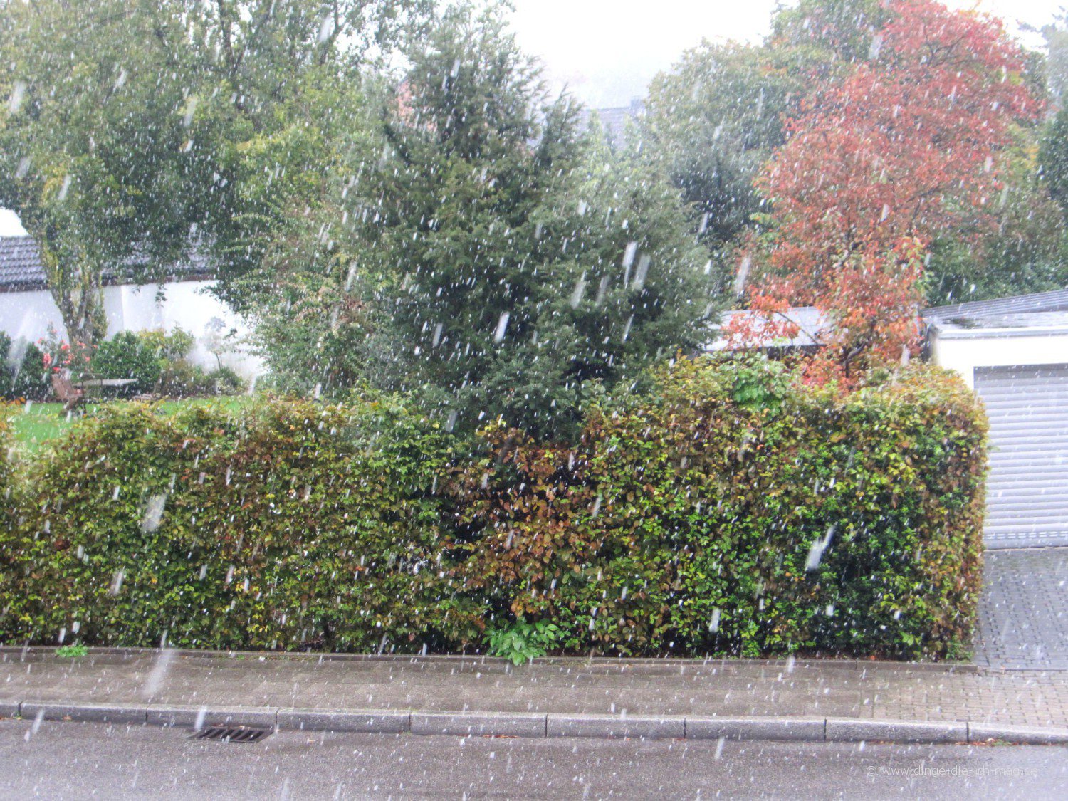 Schnee im Oktober